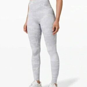 Lulu Wunder Under White Camo Leggings